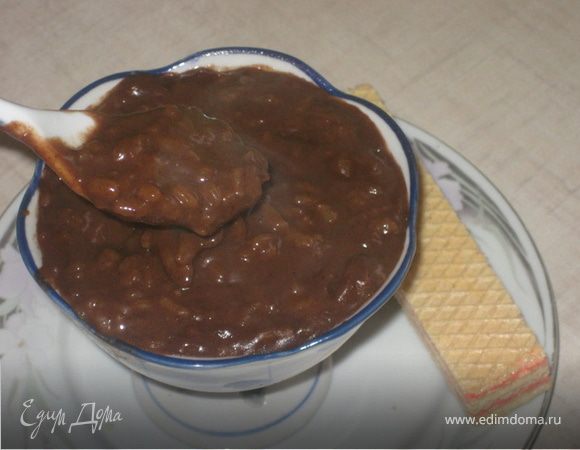 Шоколадный рисовый пудинг "Черные ночи"