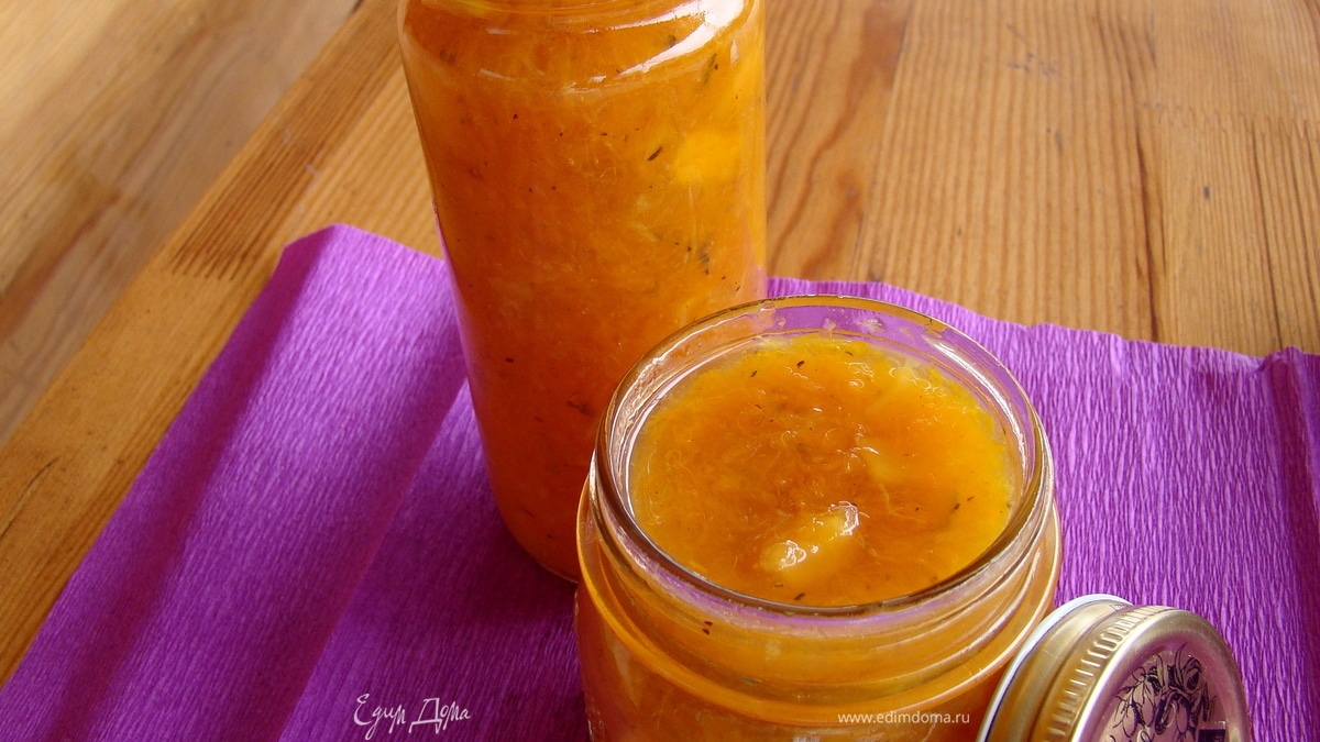 Мандариново-имбирный конфитюр