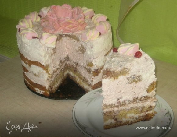 Торт "Лилия в снегу" Торт "Лилия в снегу"