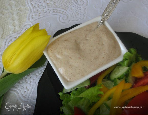Майонез из льняной муки ( постный) Майонез из льняной муки ( постный)