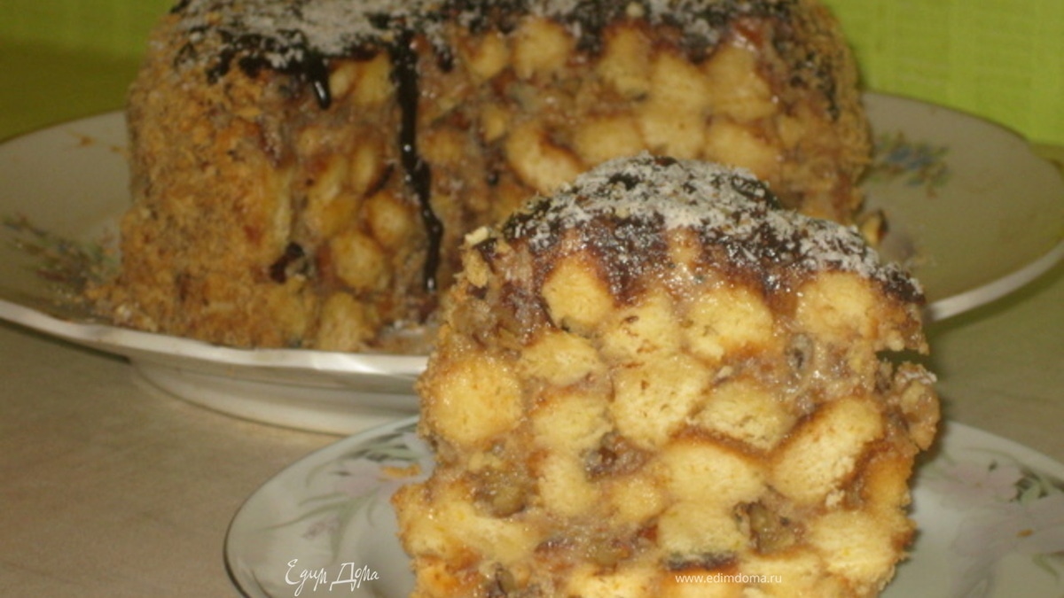 Торт "Медовые сотки" (БЕЗ РАСКАТКИ КОРЖЕЙ)