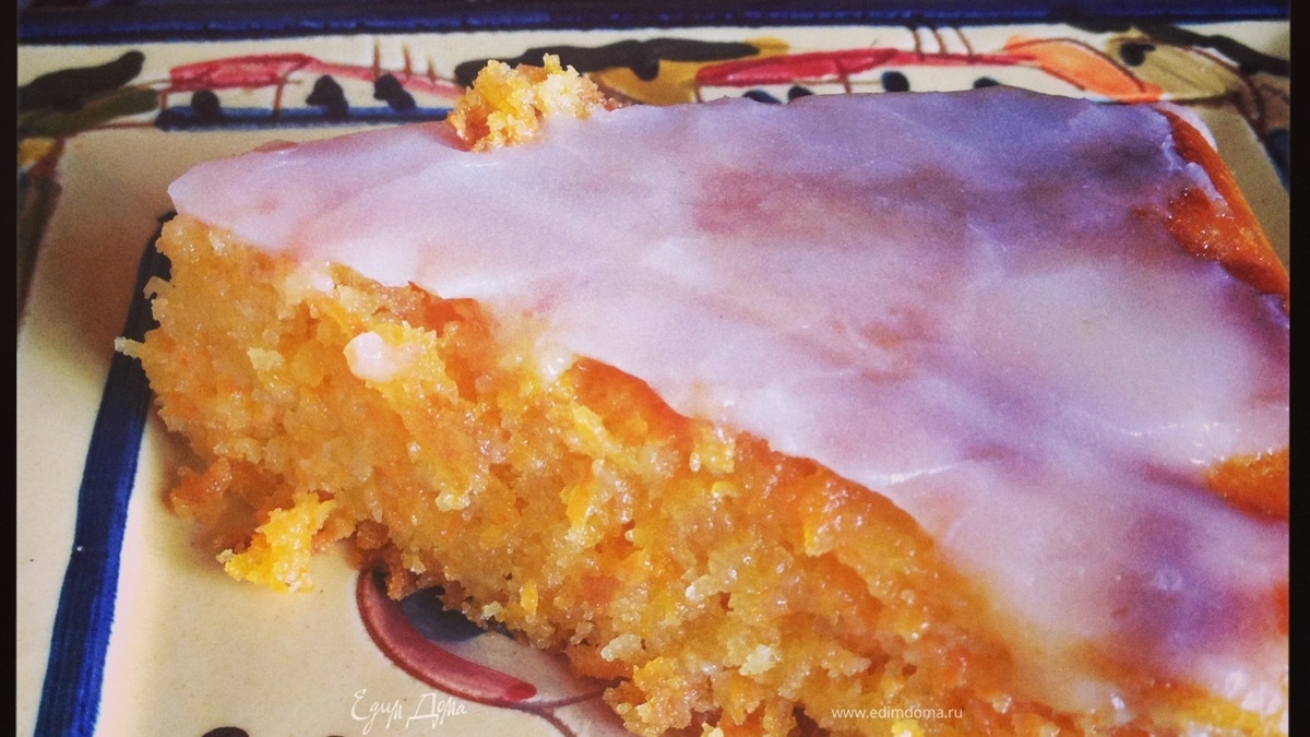 Очаровательный морковный пирог с лаймовой глазурью от Джейми Оливера (A rather pleasing carrot cake with lime icing)