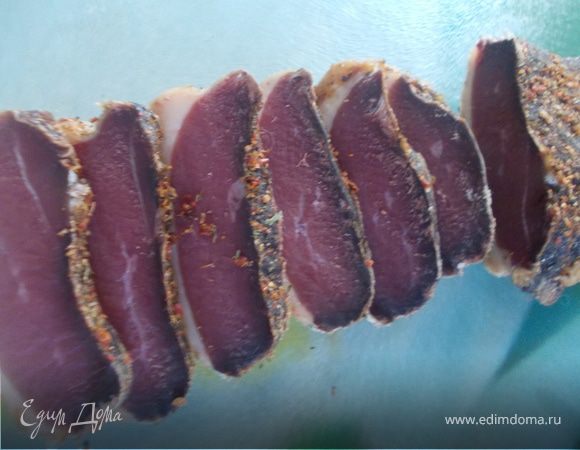 Вяленая утиная грудка со специями