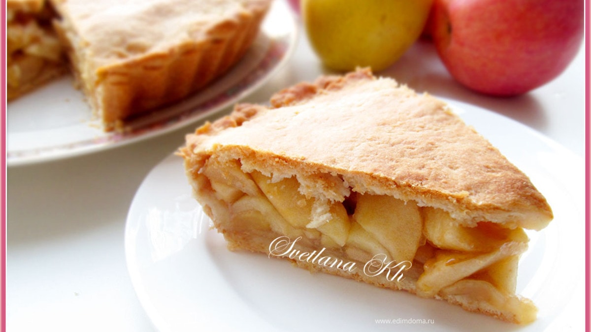 Яблочный пирог на газировке