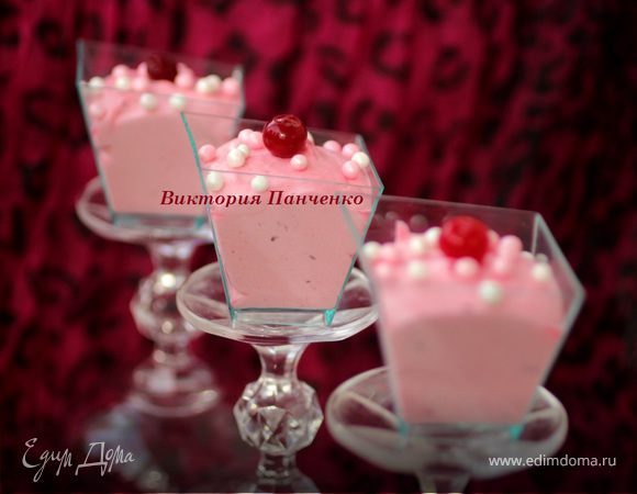 Клюквенный мусс