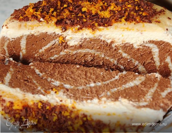 Мраморное мороженое "Три вкуса"