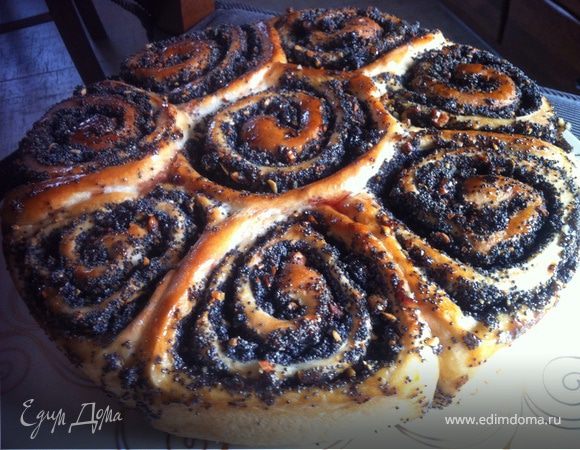 Пирог "Маковые розы" Пирог "Маковые розы"