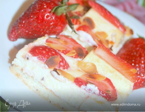 Клубнично-банановые пирожные