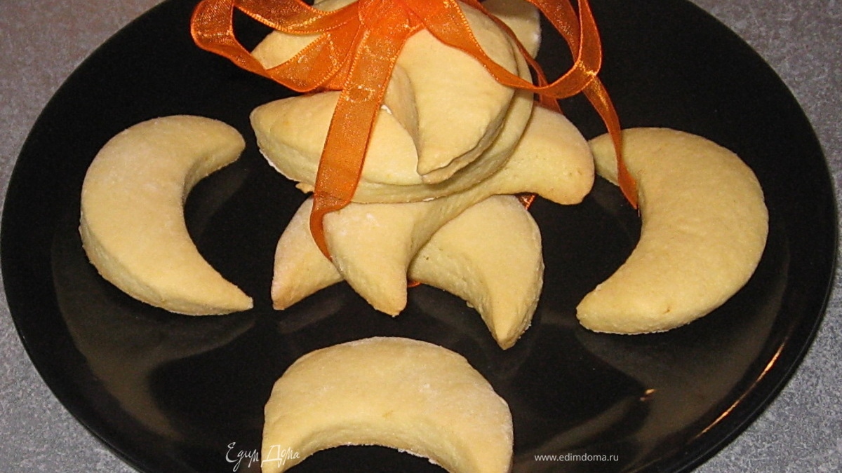 Песочное лимонное печенье