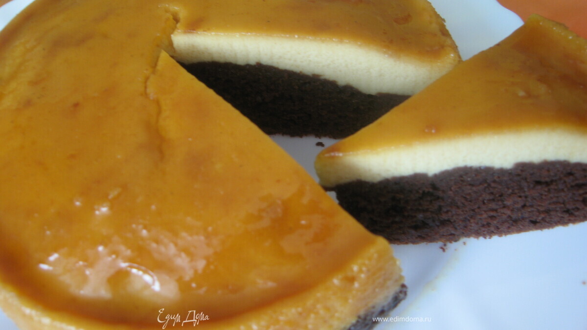 Торт-суфле карамельно-молочный