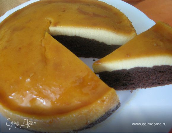 Торт-суфле карамельно-молочный