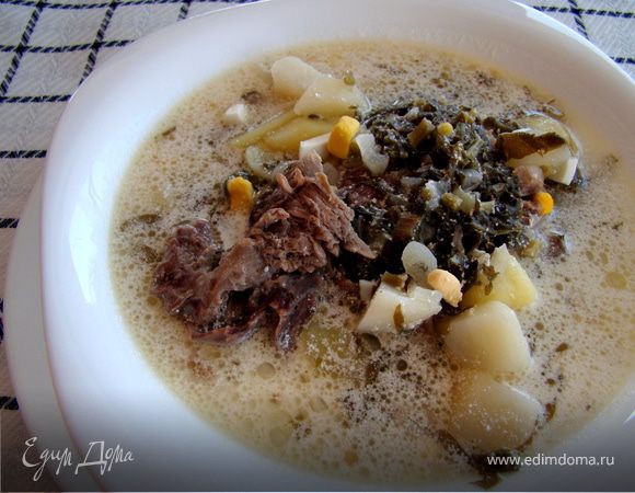 Зеленый борщ, или Суп со щавлем Зеленый борщ, или Суп со щавлем