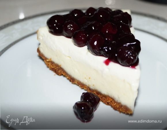 Чизкейк с черникой
