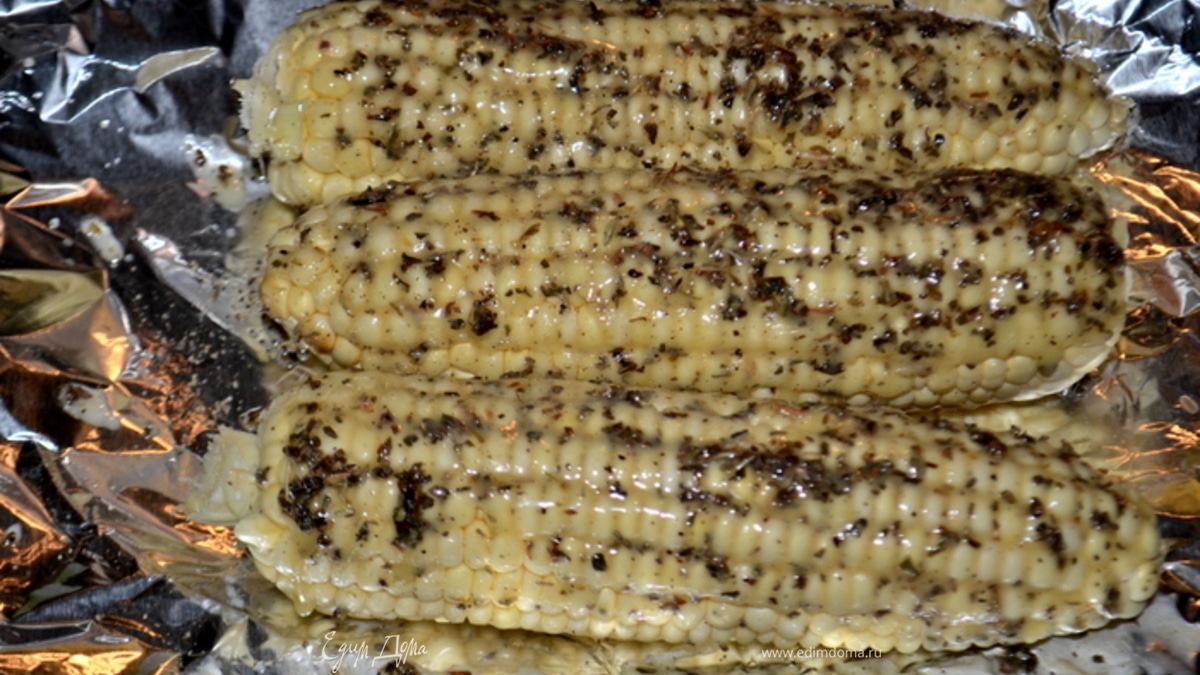 Кукуруза с травами