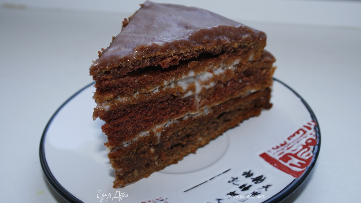 Шоколадный торт на кефире