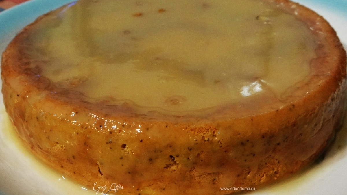 Монторт (маковый бисквит) под сливочно-молочной заливкой + рецепт сгущенки