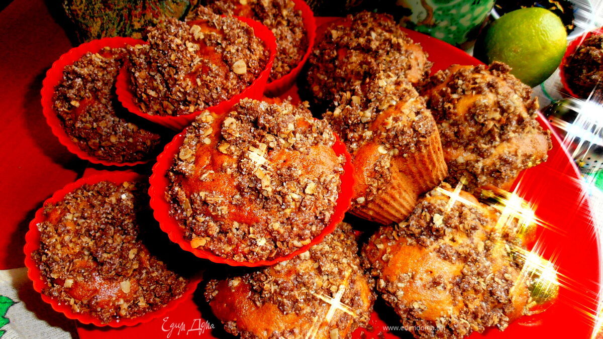 "Кучерявые" кексы с финиками для Риммы