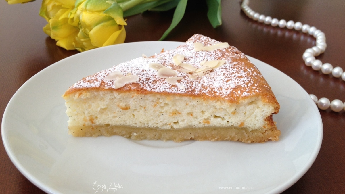 Голландский творожно-лимонный тарт (Kwarktaart)