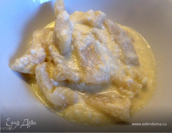 Творожно-омлетные ленивые вареники