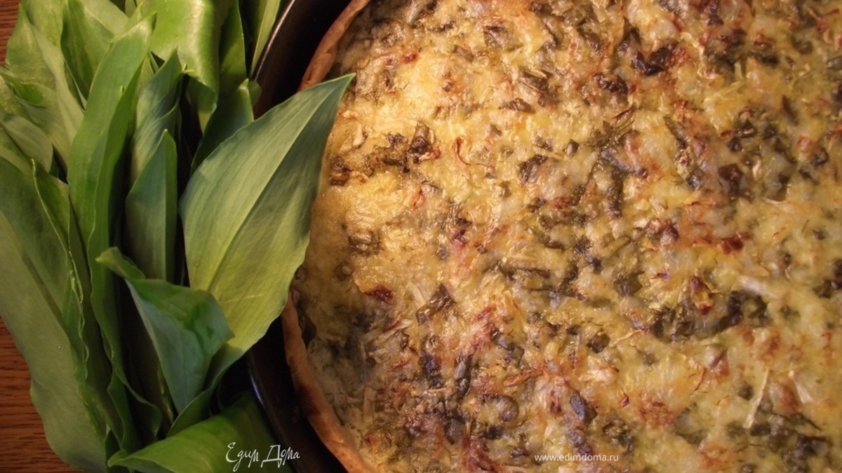 Пирог с черемшой