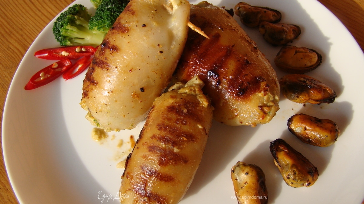 Фаршированные кальмары