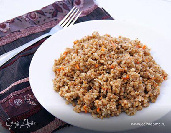 Греча с белыми грибами Греча с белыми грибами