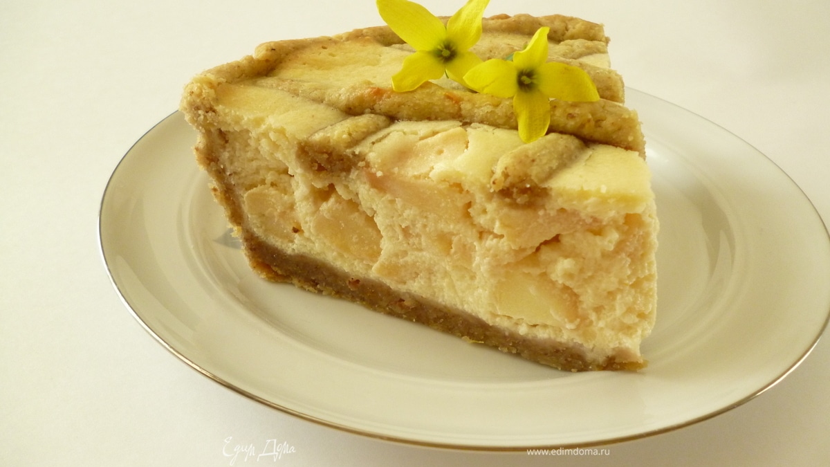 Будайский яблочно-творожный пирог