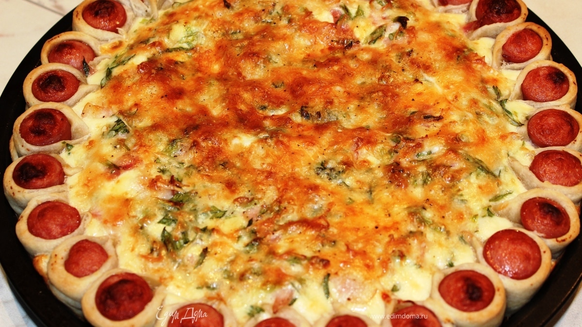 Заливная пицца-пирог