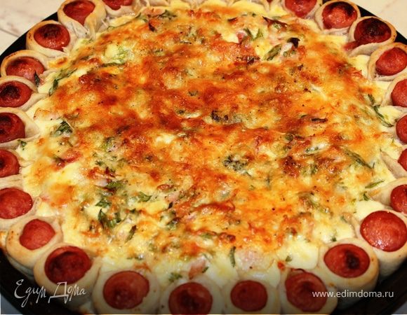 Заливная пицца-пирог