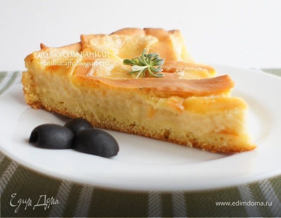 Сладкий пирог с сырной начинкой и корицей, рецепт с фото — aikimaster.ru