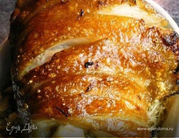 Свиная рулька, тушенная в пиве