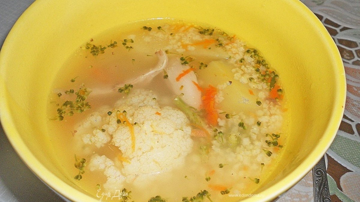 Суп с капустой для любимых детишек