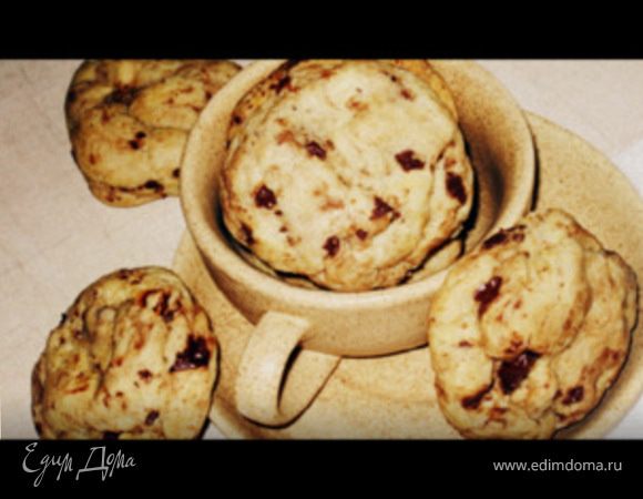 Американское печенье с шоколадом и лесными орехами 