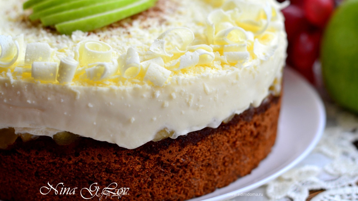 Торт-Мусс "Медово-яблочный"