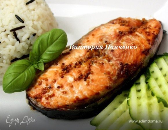 Семга в имбирно-горчичном маринаде