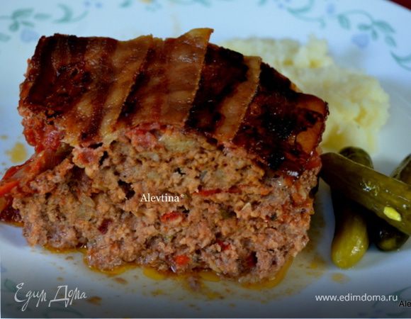 Мясная буханка с томатным релишем