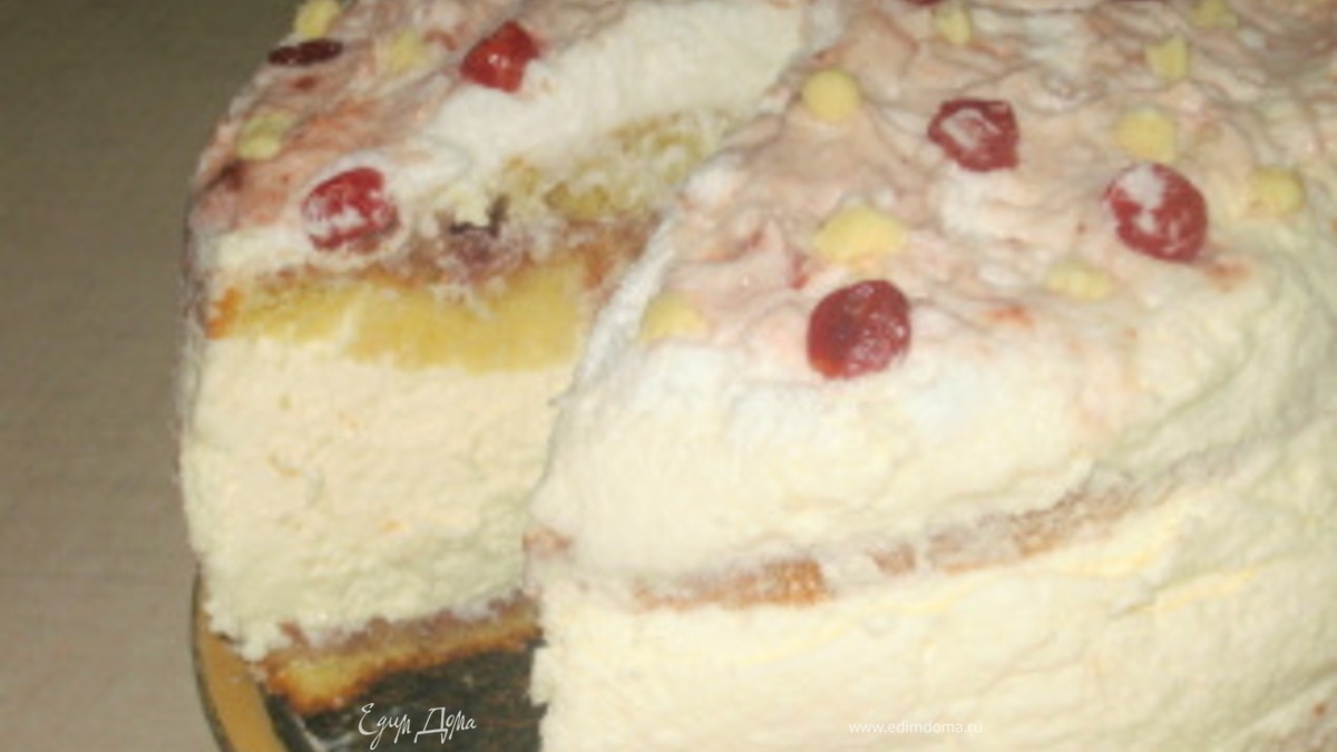 "Ангельский белый торт"