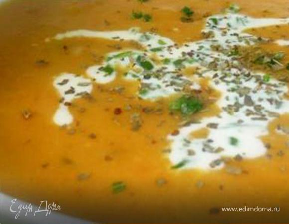 Согревающий морковный суп с желтой чечевицей Согревающий морковный суп с желтой чечевицей