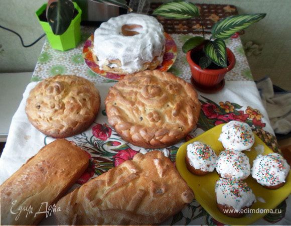 Куличи к светлому празднику Пасха