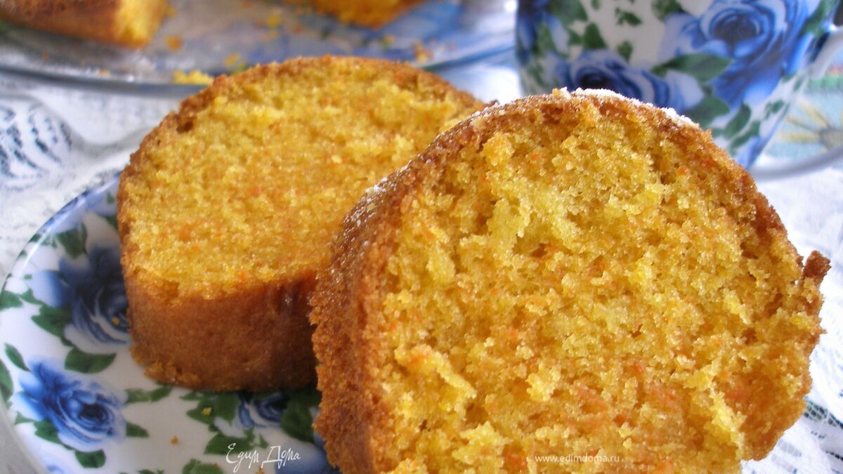 Бразильский морковный кекс