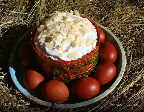 Кулич воздушный на желтках Кулич воздушный на желтках