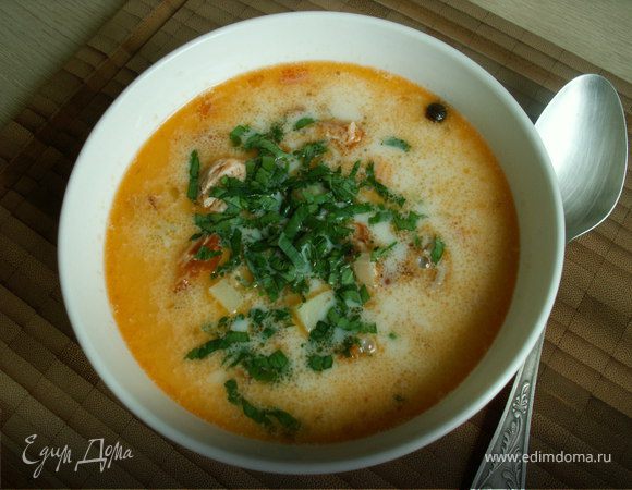 Уха по-фински со сливками Уха по-фински со сливками