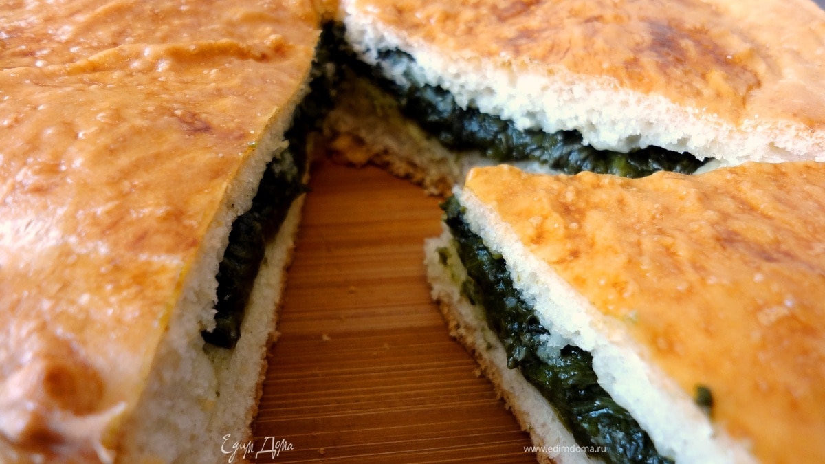 Пирог со щавелем