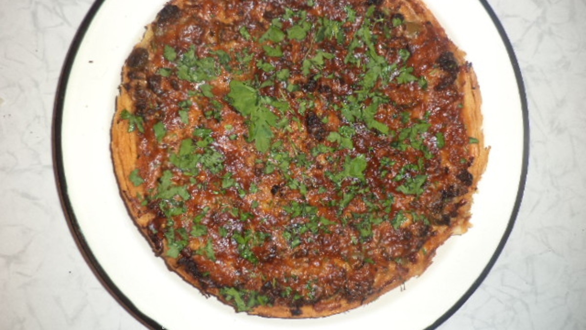 ПИРОГ С ФАРШЕМ И ОЛИВКАМИ