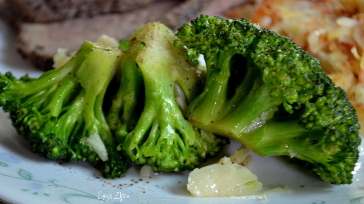 Брокколи с чесноком