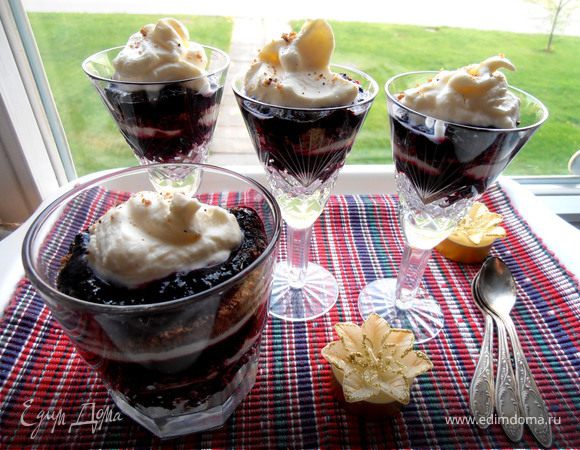 "Амброзия" из ржаного хлеба-десерт латышских крестьян