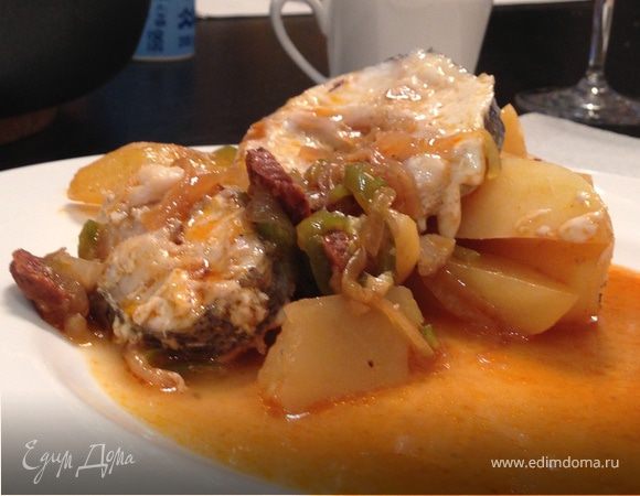 Хек из Ла-Гальеги (Merluza a la Gallega)