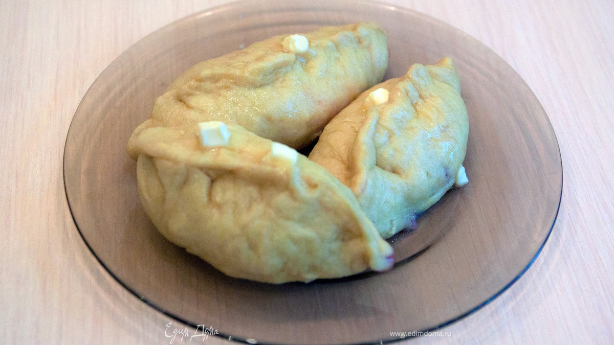 Вареники с клубникой