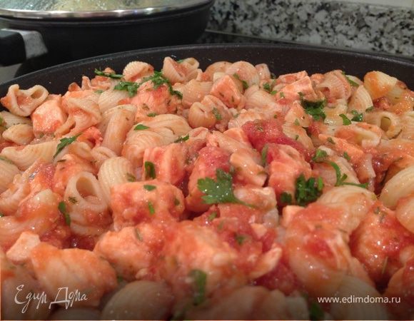 Паста с лососем