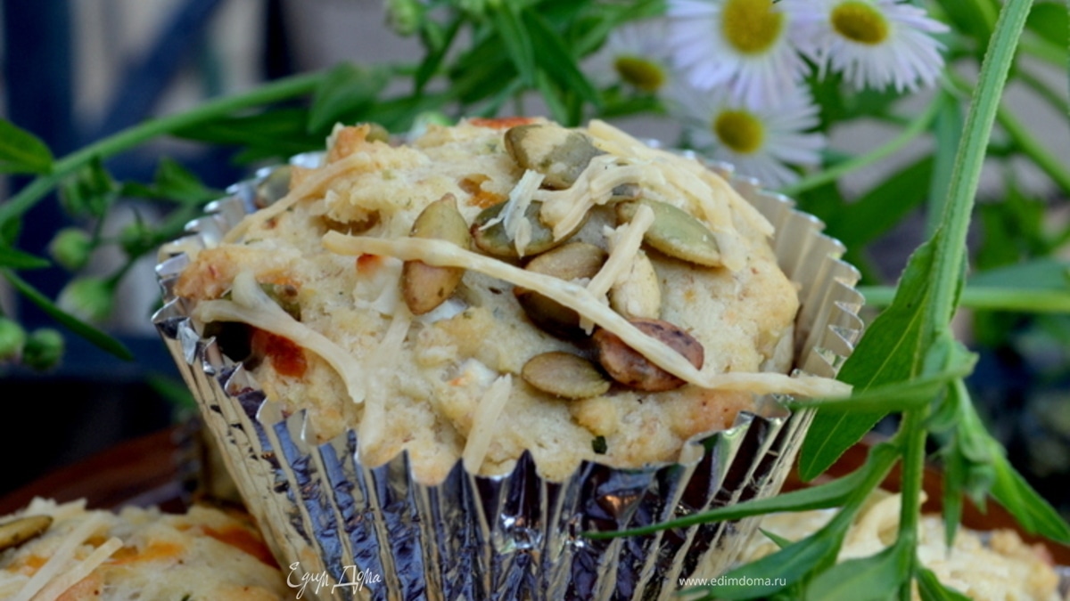 Маффины с тремя видами сыра